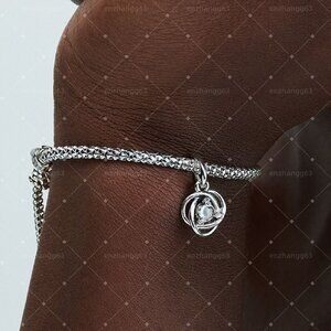 Pandora Clear Eternity Circle Dangle Charm